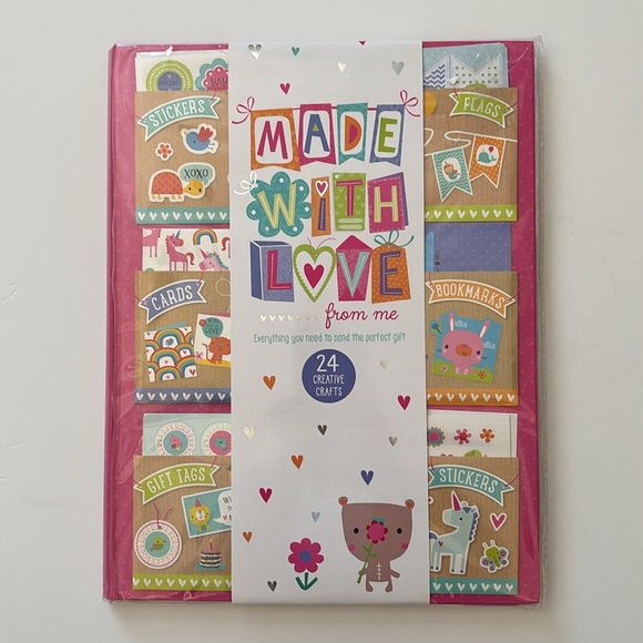 Make Believe Ideas Made with Love from Me Craft Set 24 Creative Crafts - Picture 1 of 9